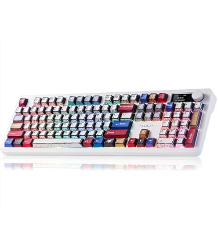 mahalo Amazon.com: x Aula F99 Pro Mechanical Keyboard, Wireless Gaming